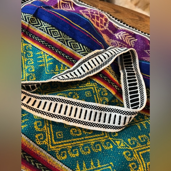 Handmade Ethnic Boho Hippy Crossbody Bag - Puerto Rico - Picture 9 of 10